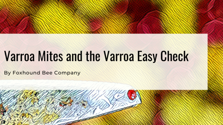 Varroa Mites and the Varroa Easy Check